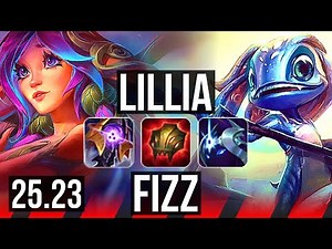 LILLIA vs FIZZ (TOP) | EUW Master | 25.23