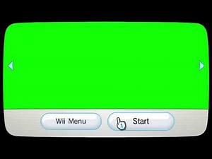 Start Wii Channel Green Screen (4K)