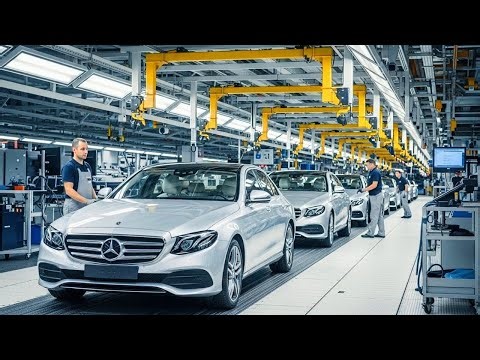 How Mercedes‑Benz E‑Class Are Manufactured | Inside the German Luxury Car Factory (Full Process)