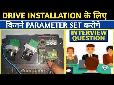 VFD BASIC PARAMETER SETTING! VFD INSTALLATION! DRIVE PARAMETER SETTING