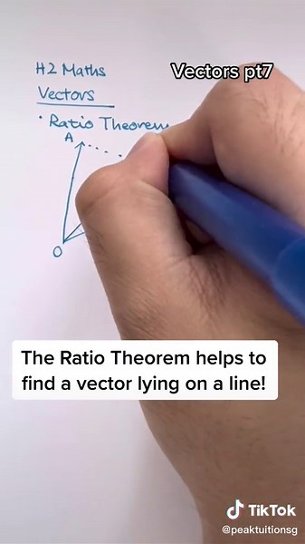 Ratio Theorem: Understanding Vector Combinations