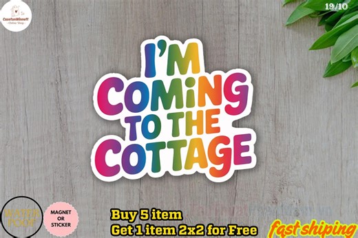 I'm Coming to the Cottage Sticker/ Car Magnet, Hollander & Rosanov Sticker Heated Rivalry, Team Hollanov, LGBT Hockey, Kindle Sticker - Etsy UK