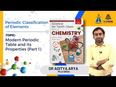 Class 10 | Chemistry | Modern Periodic Table and its Properties (Part 1) | S Chand Academy