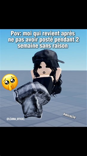 pendant 2semaine j'ai pas posté sans raison désolé mdr🤣