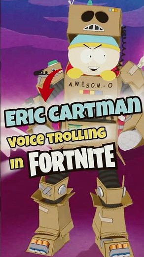 Eric cartman voice trolling in fortnite! #voicetrolling #fortnite #southpark
