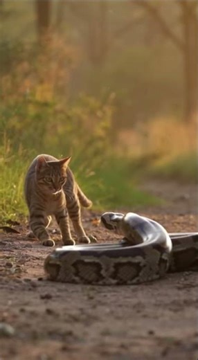 Python vs Cat