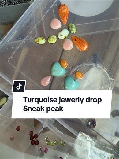 My upcoming turquoise jewelry drop just a little sneak peek of the fun things that are going to be dropping. They’ll be funky colored gemstones, and sterling silver pearls incorporated into this drop as well! #turquoisejewelry #navajopearls #silversmith #westernstyle #cowgirlstyle