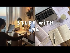 🌙 STUDY WITH ME | night vibes, exam season