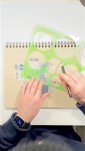 Time-lapse Sketch | 1969 Hasselblad Data Camera (Apollo 11) #drawing #timelapse