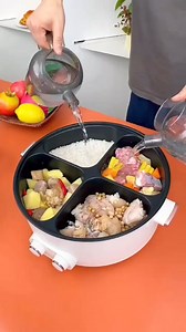 Behold, an electric cooker that can cook multiple dishes simultaneously! #everyonehighlights #viral | Chiamaka Calista Ikwugwalu