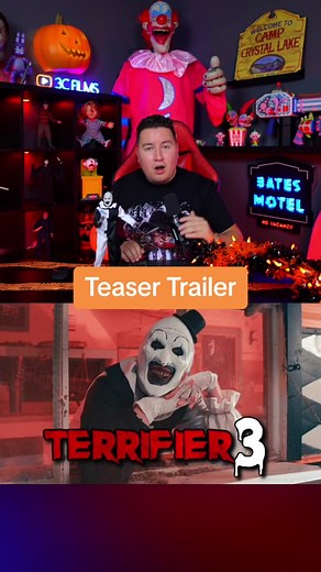 Terrifier 3 Teaser Trailer #horror #horrormovies #terrifier