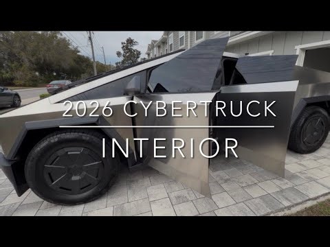 2026 Cybertruck Interior – Visual Walkthrough