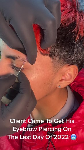 Eyebrow Piercing Process - Last Day of 2022