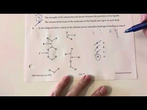 AP Chemistry Unit 3.1 Practice Problems - Intermolecular Forces