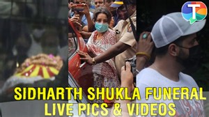 Sidharth Shukla Funeral | Live pictures and videos from his last rites | Heartbroken Shehnaaz & others