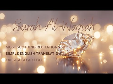 Surah Al-Waqi’ah Full — A Unique Blend of Peaceful Recitation + Clear Meaning.