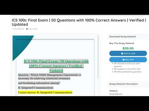 ICS 100c Final Exam