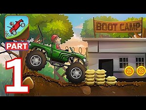 Hill Climb Racing – Physics-Based Driving Gameplay Walkthrough Part 1 (iOS, Android)