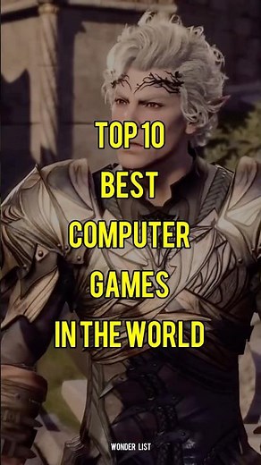 Top 10 Best Computer Games In The World 😱❤️‍🔥 #bestgames #shortvideo #topten #pcgames #viralvideo