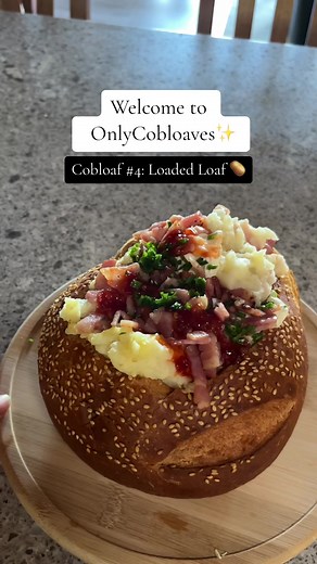 Loaded Loaf Recipe: Maple Glazed Bacon and Cheesey Potato Cob