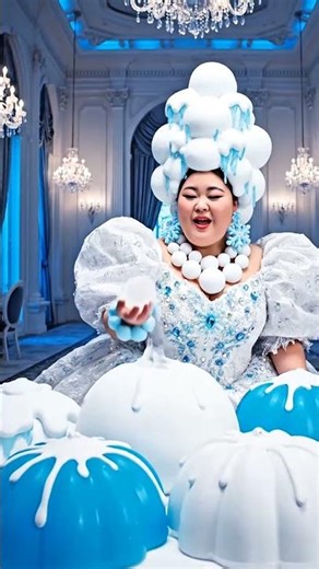 QUEEN OF SWEETS 👑🍬 | 4 EPIC ASMR EATING CHALLENGES (Ice Queen, Dragon, Car Queen!) #Mukbang #ASMR