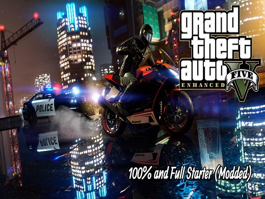 GTA V Enhanced - 100 Percent and Full Starter (Modded) file - Grand Theft Auto V