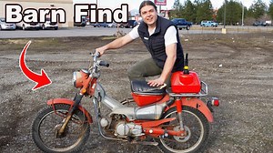 Abandoned Honda Trail 90 – will it run after 10+ years?