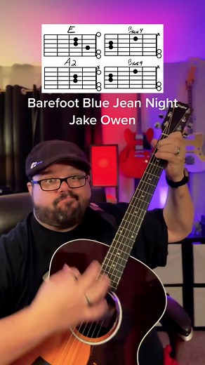 Learn Barefoot Blue Jean Night Chords with Guitar Tutorial