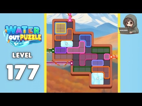 Water Out Puzzle level 177 solution