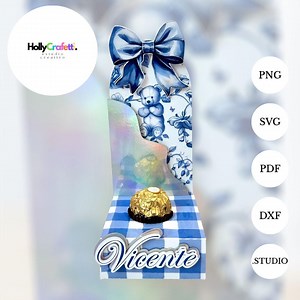 Chocolate Box Template | Party Favor Box Template | Silhouette Cricut Cut File - Etsy