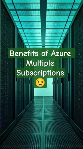 Benefits of Azure Multiple Subscriptions 😉 | #azure #subscription #benefits