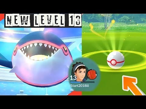 New Level 13 Catching Kyogre! How to critical Catch Legendary Pokemon?