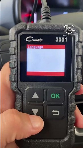 Setting the language on the Launch CR3001 creader scanner - to Portuguese #launch #cr3001