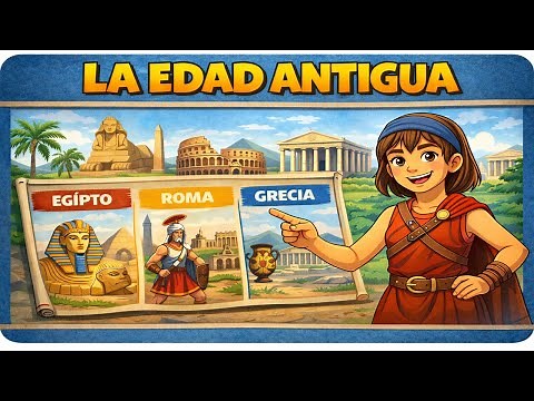 La Edad Antigua para niños 👑🏺 | Historia fácil y divertida (Vídeo educativo)