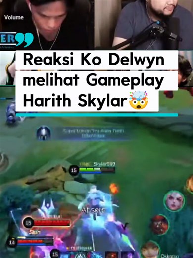 Reaksi Delwyn terhadap Gameplay Skylar dengan Harith