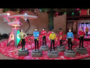 The Complete Hallmark Star Trek Storyteller "Mirror Mirror" Ornaments with Enterprise Tree Topper 🖖