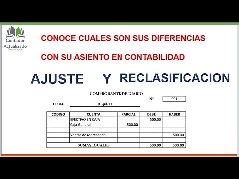 COMO ENTENDER LOS AJUSTES Y RECLASIFICACIÓN CONTABLE EJEMPLOS y ASIENTOS CONTABLES 2023