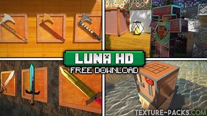 Luna HD Texture Pack 1.21.11 / 1.21.10 | Herunterladen