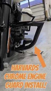 Installing Harvards Chrome Low Rise Engine Guard | Street Glide Special Upgrade
