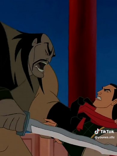 End Fight Scene (1998) | Mulan #HD #Foryou #Mulan #anime #disney #animation