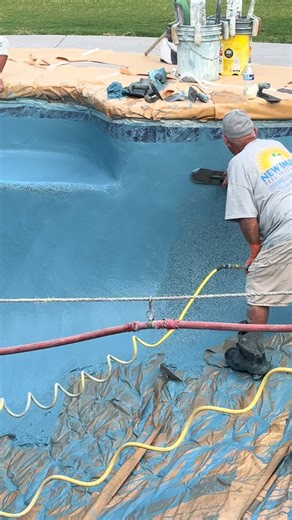 This is where your pool truly takes shape. Thinking about building? Let’s do it right from the start. 📲 559.292.9099 #SignaturePools #CustomPools #PlasterDay #fyp