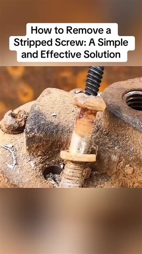 How to Remove a Stripped Screw Easily