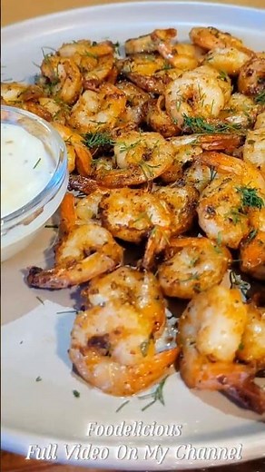 Easy & Tasty Air Fryer Shrimp Made in Five Minutes | So Juicy & Flavourful | Finger Licki'n Recipe
