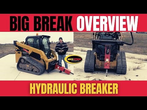 Skid Steer Big Break™ Hydraulic Breaker by Quick Attach® Attachments
