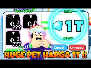 WOW! TIGA HUGE PET LANGKA INI SEHARGA 1T GEMS!! (Pet Simulator X) - Roblox Indonesia