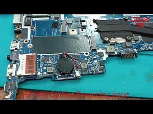 HP 840 G3 POWER button blinking Issues