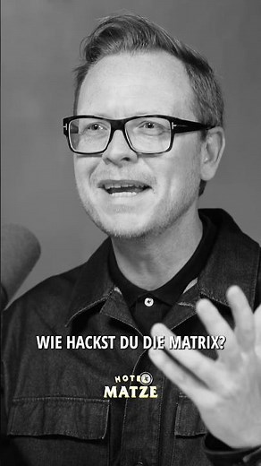 How do we hack the Matrix? Markus Gabriel on the strategy to confuse AI | #hotelmatze #podcast
