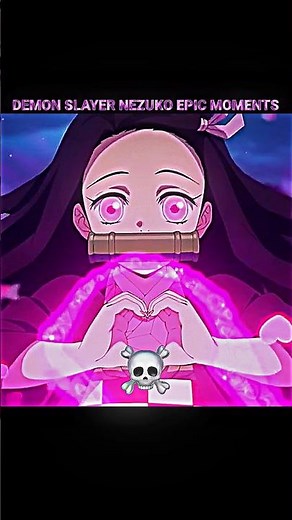 Demon Slayer Nezuko Kamado Epic Moments ☠️|| #shorts #anime #demonslayer