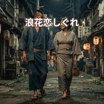 昭和な世界 シニア アニメ 浪花恋しぐれ 岡千秋 と 都はるみ #昭和歌謡曲