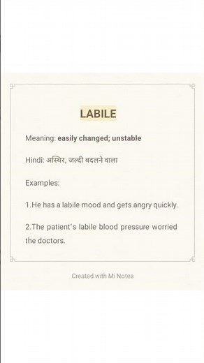 labile meaning with examples#labile#hpsc #rssc #ssc#ossc#osssc